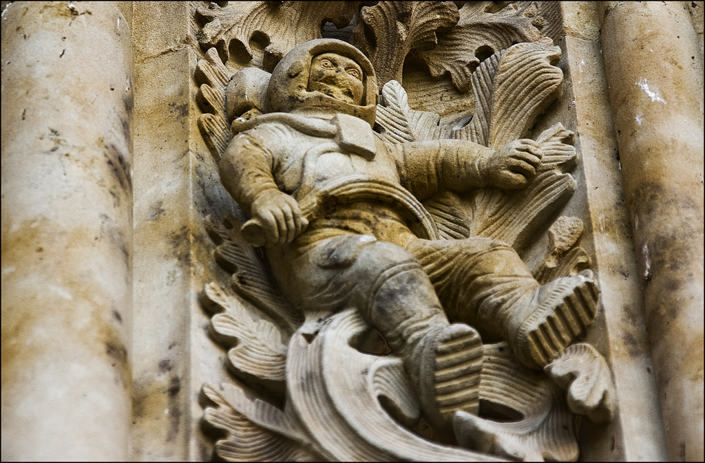 Contable fama caballo de Troya Curiosidades en la piedra dorada (II): la fachada de la Catedral Nueva de  Salamanca – Hotel Helmántico